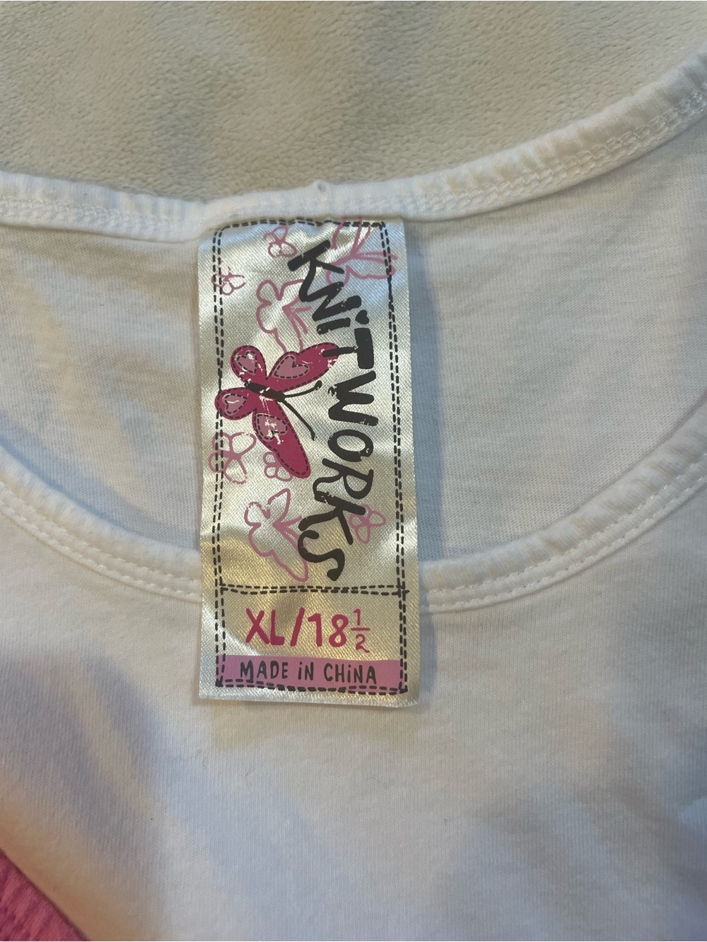 Y2K pink babydoll floral layered top - Picture 3 of 3